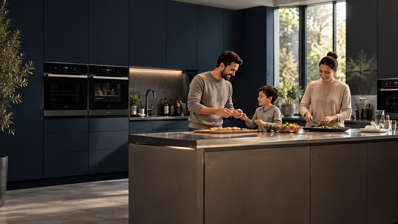 Family moments in a TONISH kitchen