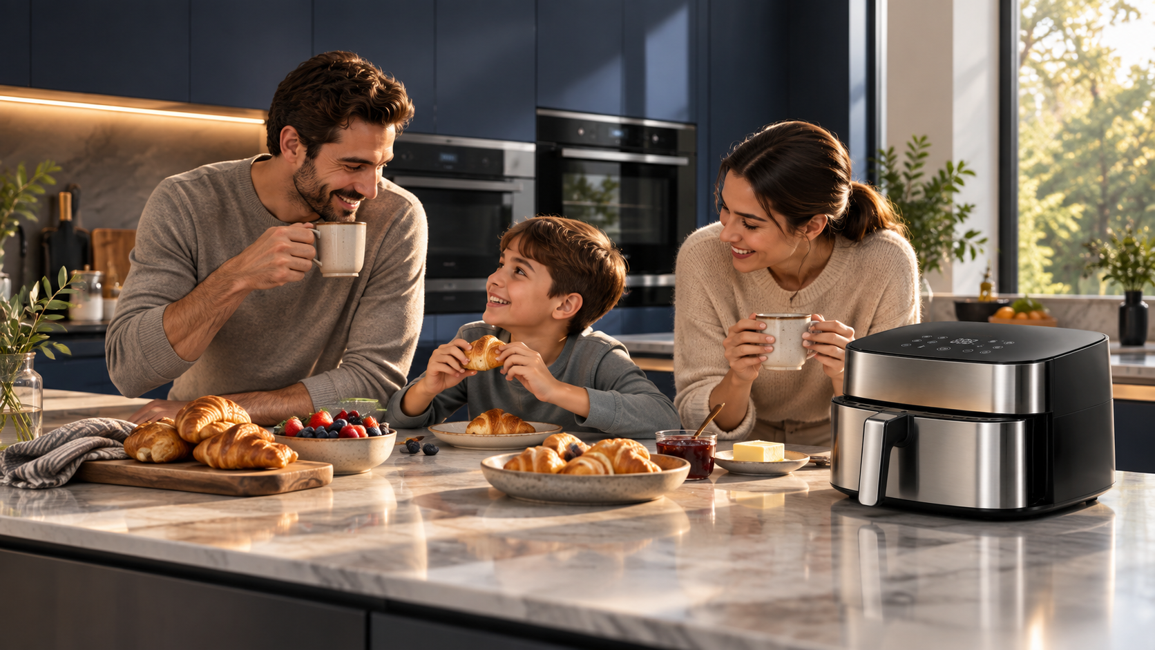 Family moments in a TONISH kitchen
