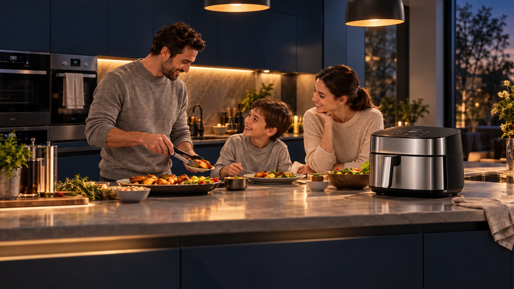 Family moments in a TONISH kitchen